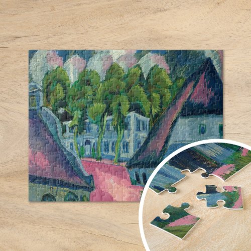 Gut Staberhof III  Ernst Ludwig Kirchner Jigsaw Puzzle