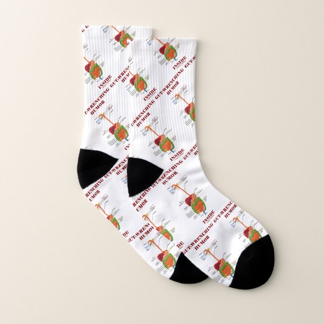 Gut-Wrenching Humor Inside Digestive System Socks (Pair)