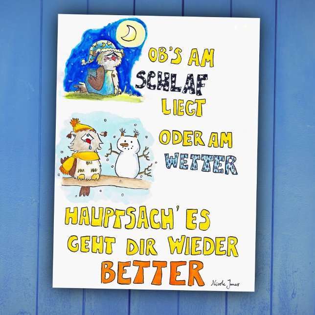 GUTE BESSERUNG postcard by Nicole Janes (Creator Uploaded)