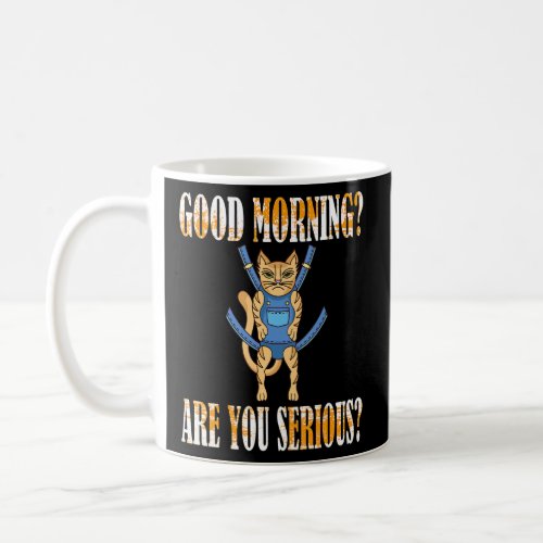 Guten Morgen Dein Ernst Morgenmuffel Cat Cats  Coffee Mug