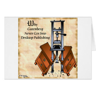 Gutenberg Cartoon 3477 Cards