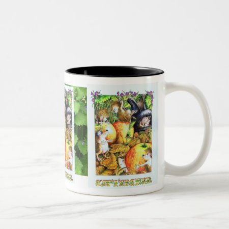 Guthram Hedgehog September Two-tone Coffee Mug