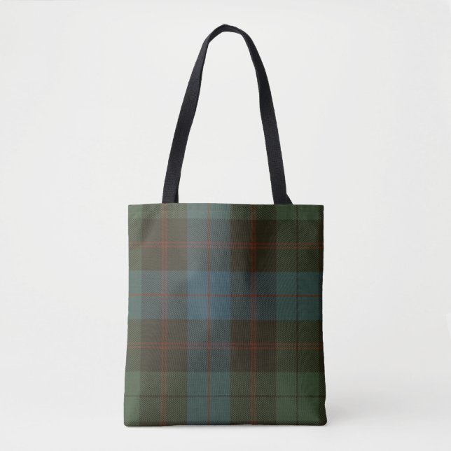 Guthrie Clan Tartan Tote Bag (Front)
