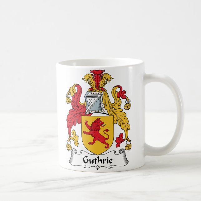 Guthrie Family Crest Coffee Mug (Right)