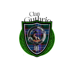 Guthrie Scottish Clan Tartan & Crest Flask