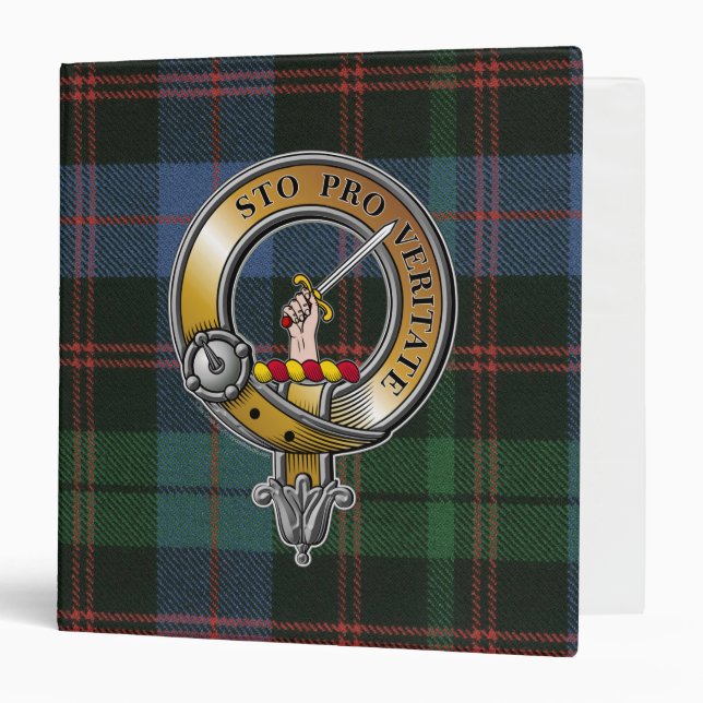 Guthrie Tartan & Badge 3 Ring Binder (Front/Inside)