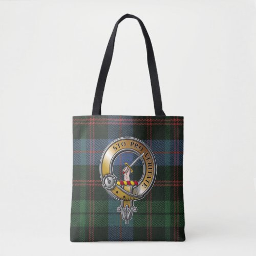 Guthrie Tartan  Badge Tote Bag