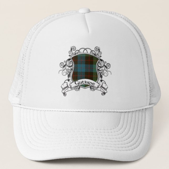Guthrie Tartan Shield Trucker Hat (Front)