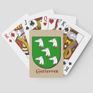 Gutierrez Heraldic Shield Poker Cards