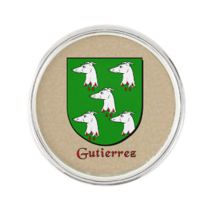 Gutierrez Historical Shield Pin