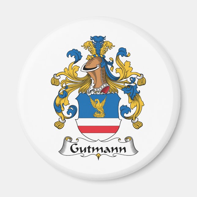 Gutmann Family Crest Magnet (Front)