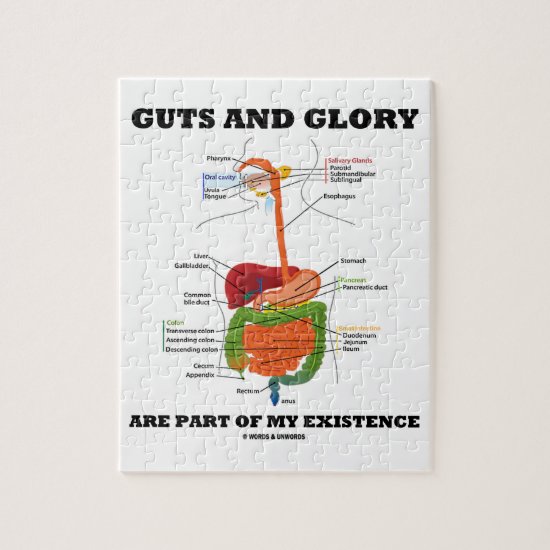 Guts And Glory Are Part Of My Existence Jigsaw Puzzle