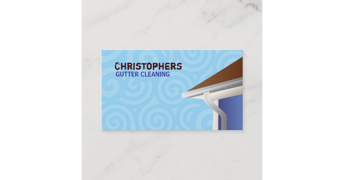 Gutter Cleaning Business Cards Zazzle