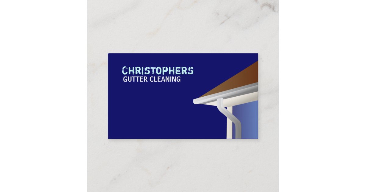 Gutter Cleaning Business Cards