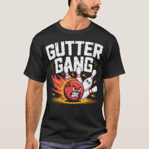 Gutter Gang Funny Bowling Gutter Bowling T-Shirt