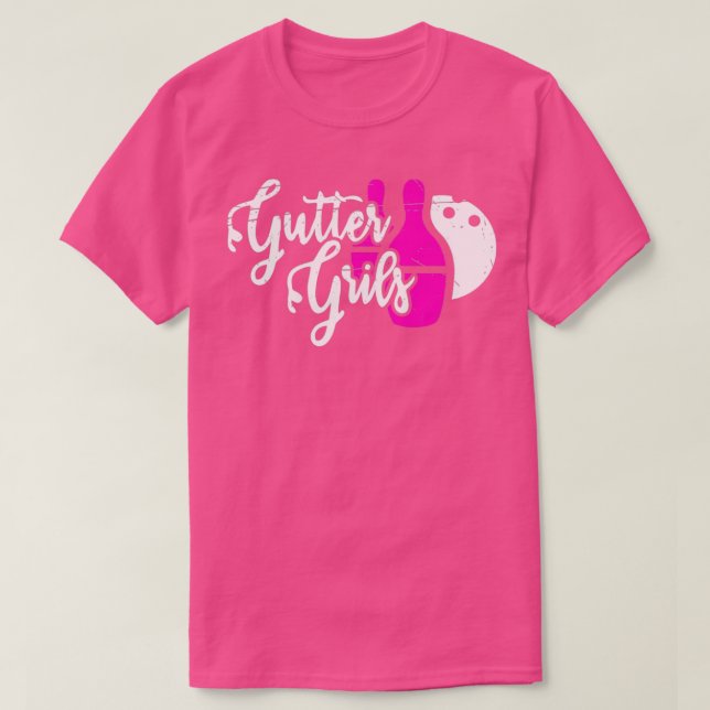 Gutter Girls Bowling T-Shirt (Design Front)