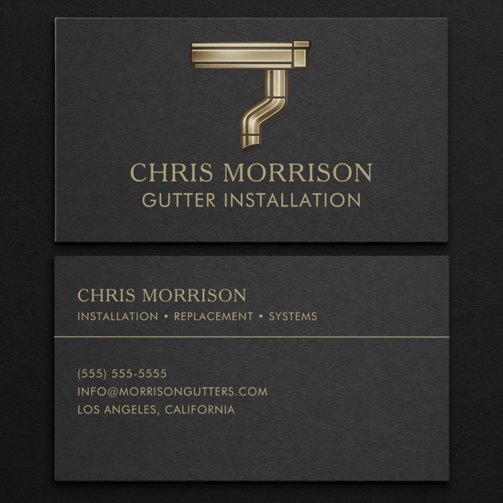 Gutter Installation Business Card
