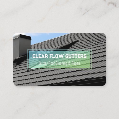 Gutter Roof Business Card