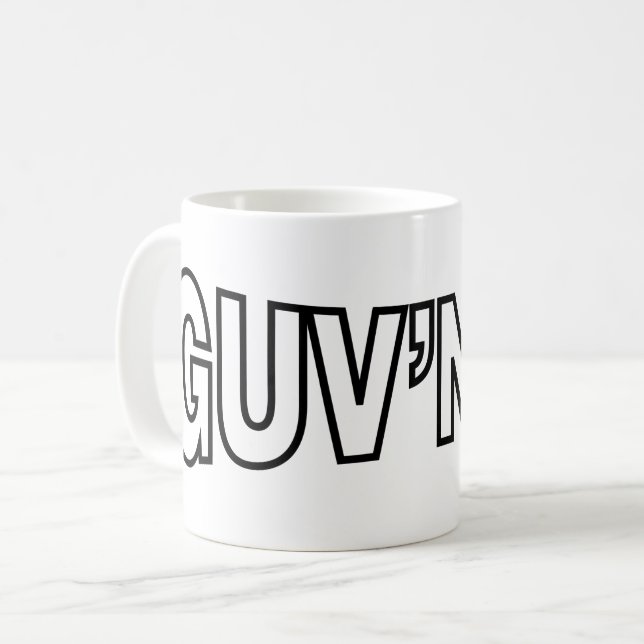 GUV'NOR COFFEE MUG (Front Left)