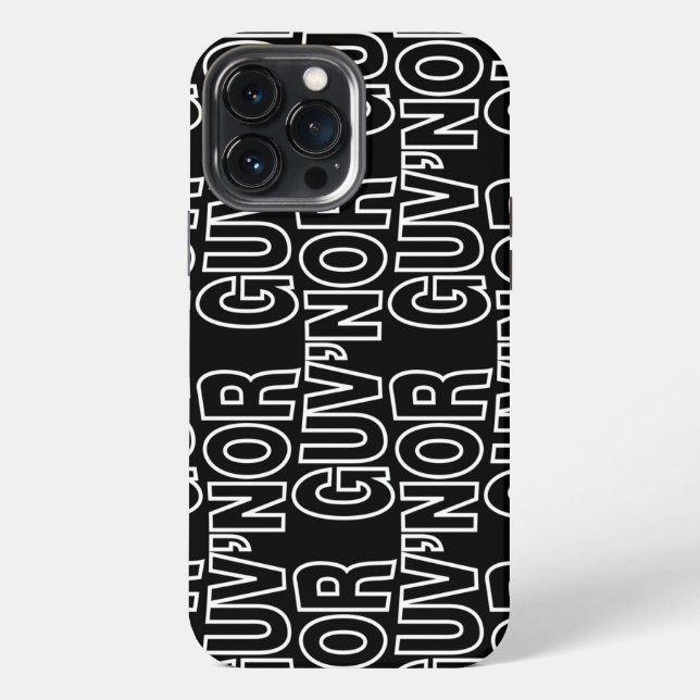 GUV'NOR IPHONE CASE (Back)
