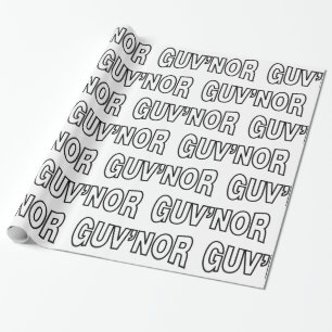 GUV'NOR WRAPPING PAPER