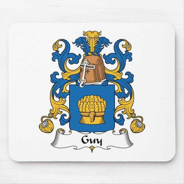 Guy Family Crest Mouse Pad (Front)