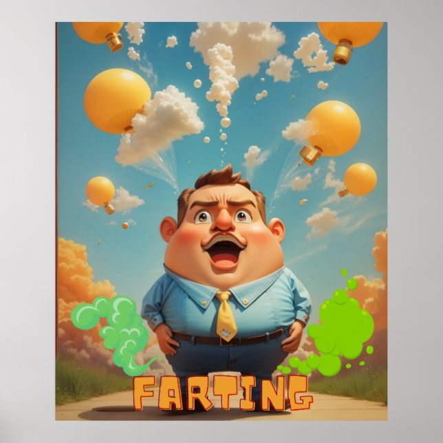 Guy Farting Poster (Front)