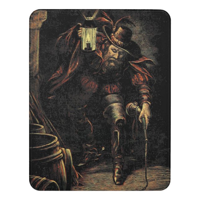Guy Fawkes: Rebellion Gunpowder Plot & Treason Door Sign (Contemporary Vert)