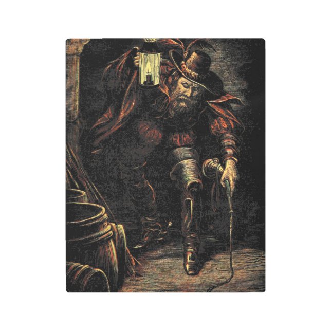 Guy Fawkes: Rebellion Gunpowder Plot & Treason Metal Print (Front)