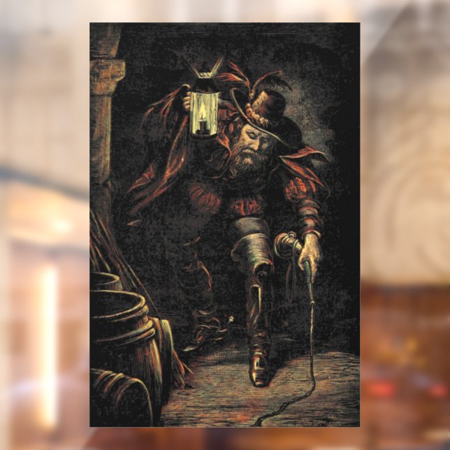 Guy Fawkes: Rebellion Gunpowder Plot & Treason Window Cling (Sheet 2)