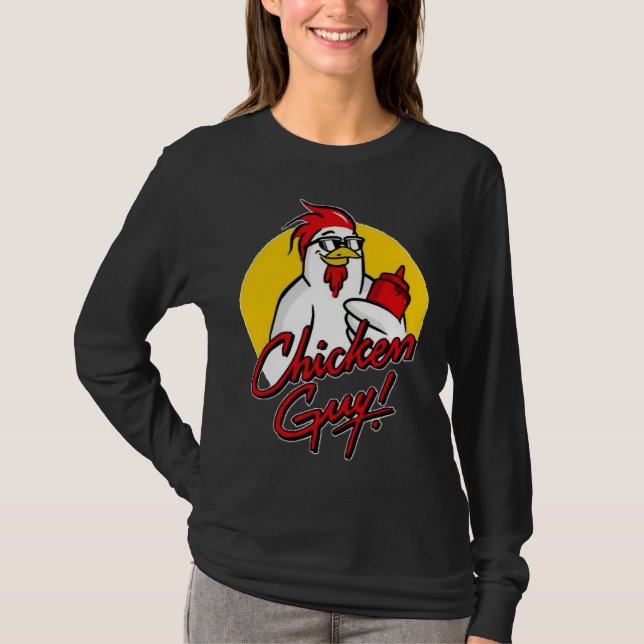 Guy Fieri Chicken chicken guy Guy Fieri Chick T-Shirt (Front)