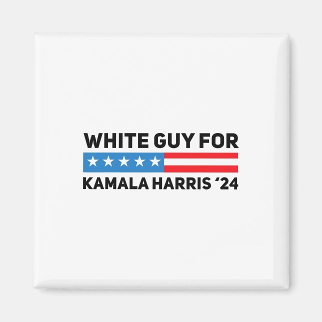 Guy For Kamala Harris 2024 President Election  Magnet (Front)
