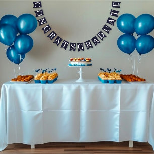 Guy Grad Modern Graduate Custom Bunting Flags