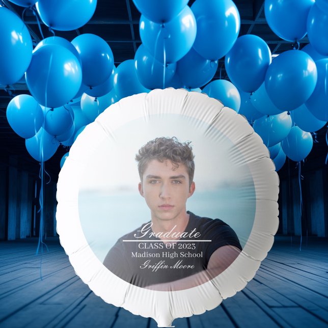 Guy Grad Modern Graduation  Balloon (Creator Uploaded)