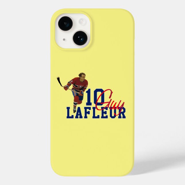 Guy Lafleur Ice Hockey Legend Case-Mate iPhone Case (Back)