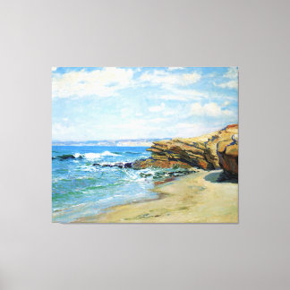 Guy Rose La Jolla Beach Canvas Print