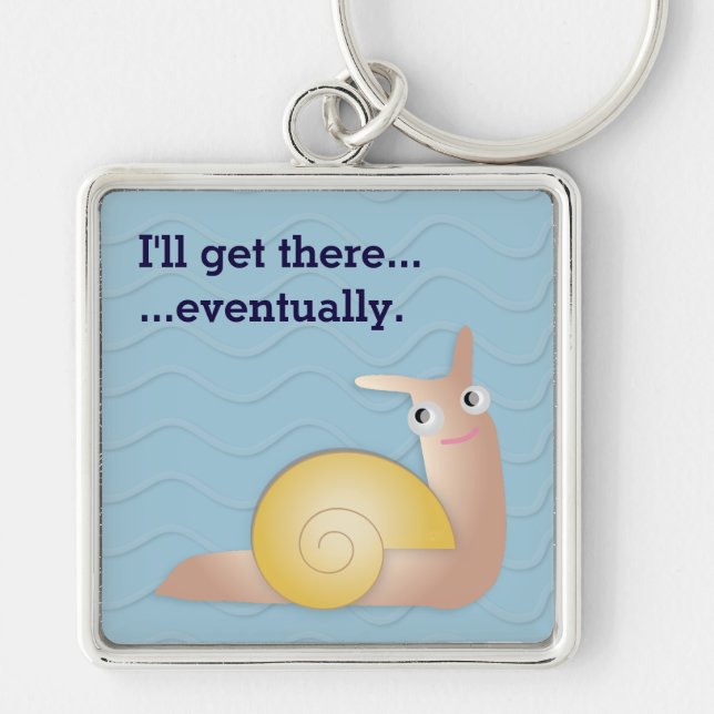 Guy Snailey Keychain (Front)
