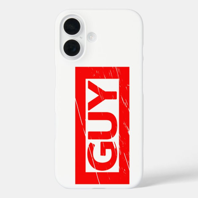Guy Stamp Case-Mate iPhone Case (Back)