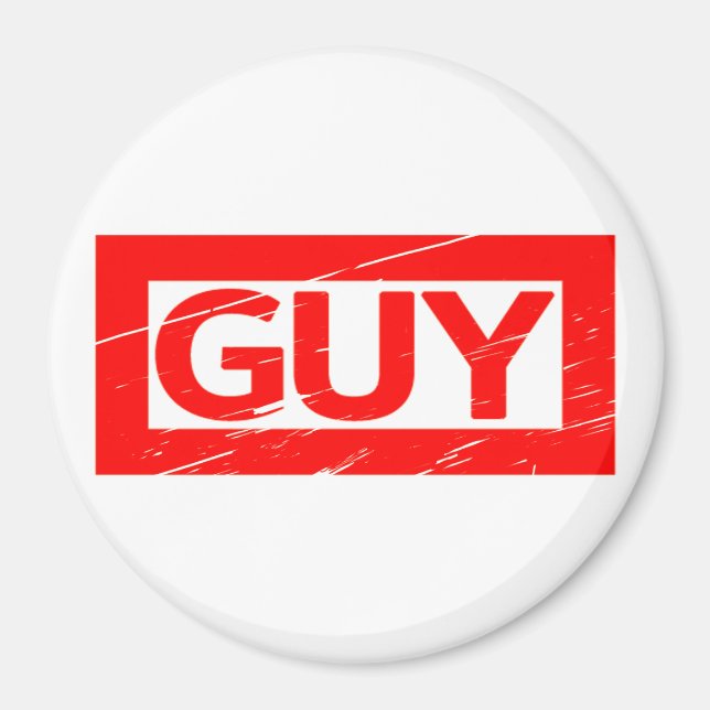 Guy Stamp Magnet (Front)