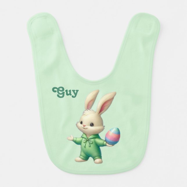 GUY ~ Sweet bib ~ Easter Bunny ~ (Front)