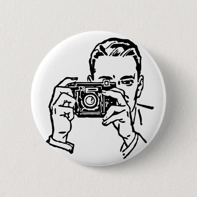Guy with Camera Button. Button (Front)