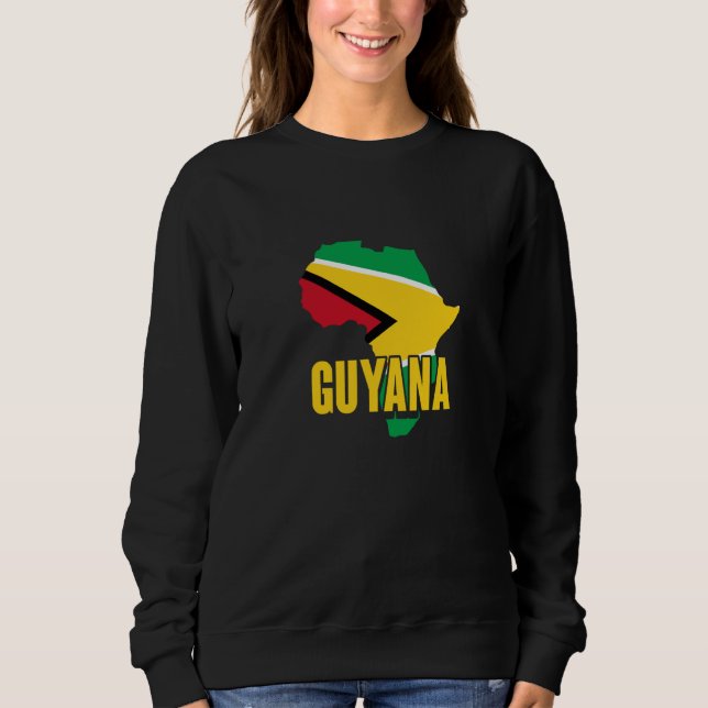 Guyana African Pride and Heritage  2 Sweatshirt (Front)