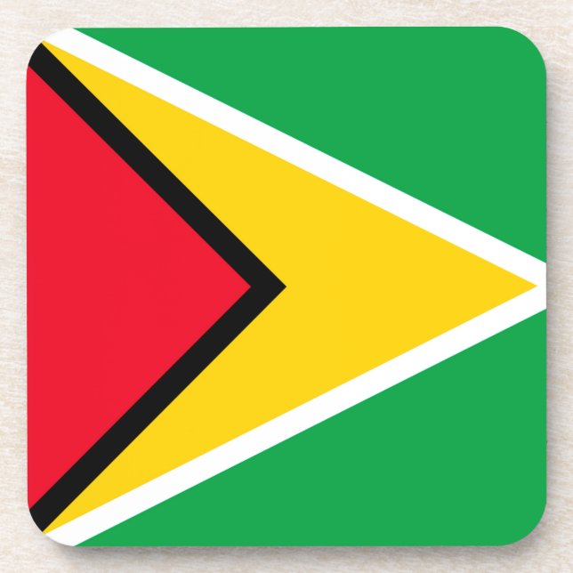 Guyana Beverage Coaster (Front)
