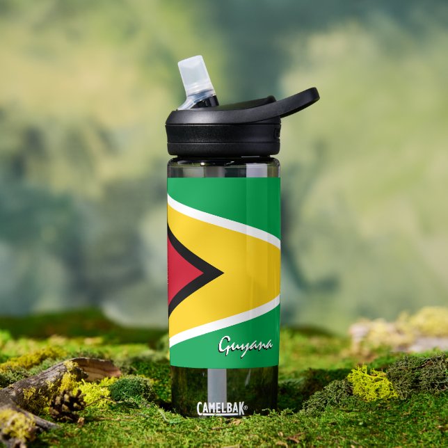 Guyana bottle, patriotic Guyana Flag Water Bottle (Outdoor)