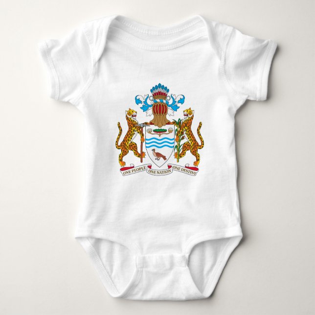 Guyana Coat of Arms Baby Bodysuit (Front)