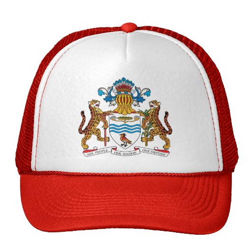 Guyana Coat of Arms detail Trucker Hat | Zazzle