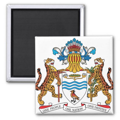 Guyana Coat of Arms detail Magnet