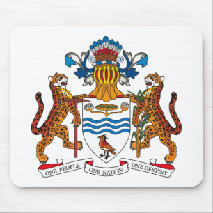 Guyana Coat of Arms Mousepad