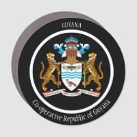 Guyana Coat of Arms Patriotic