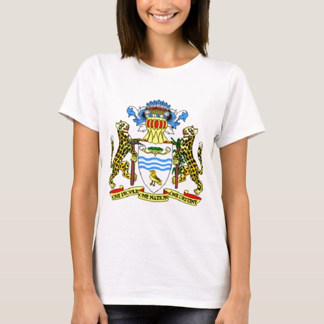 Guyana coat of arms T-Shirt (Front)
